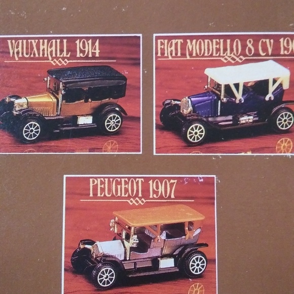Collectible minature car set 6 models - Picture 3 of 4